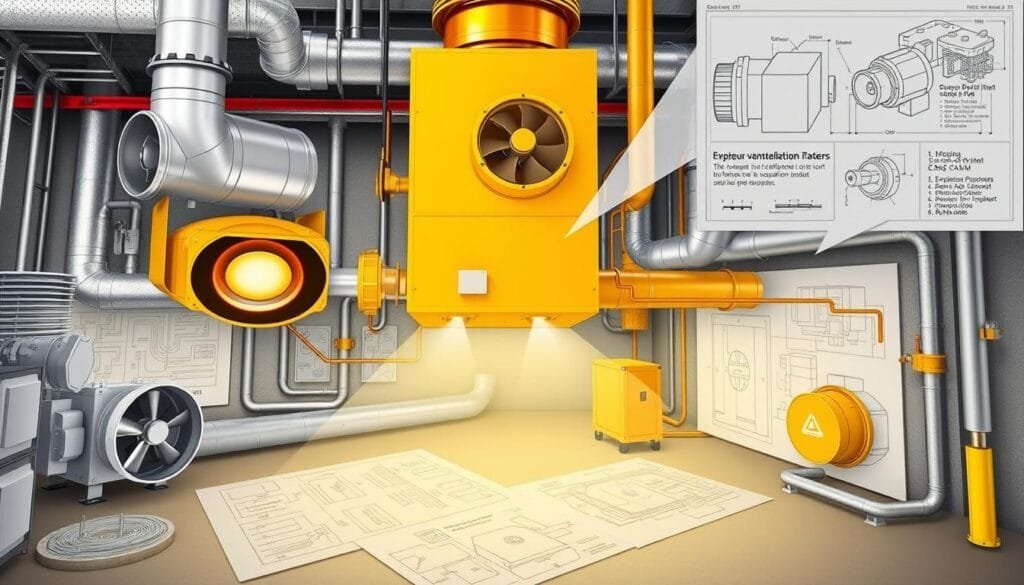 تركيب نظام تهوية ATEX