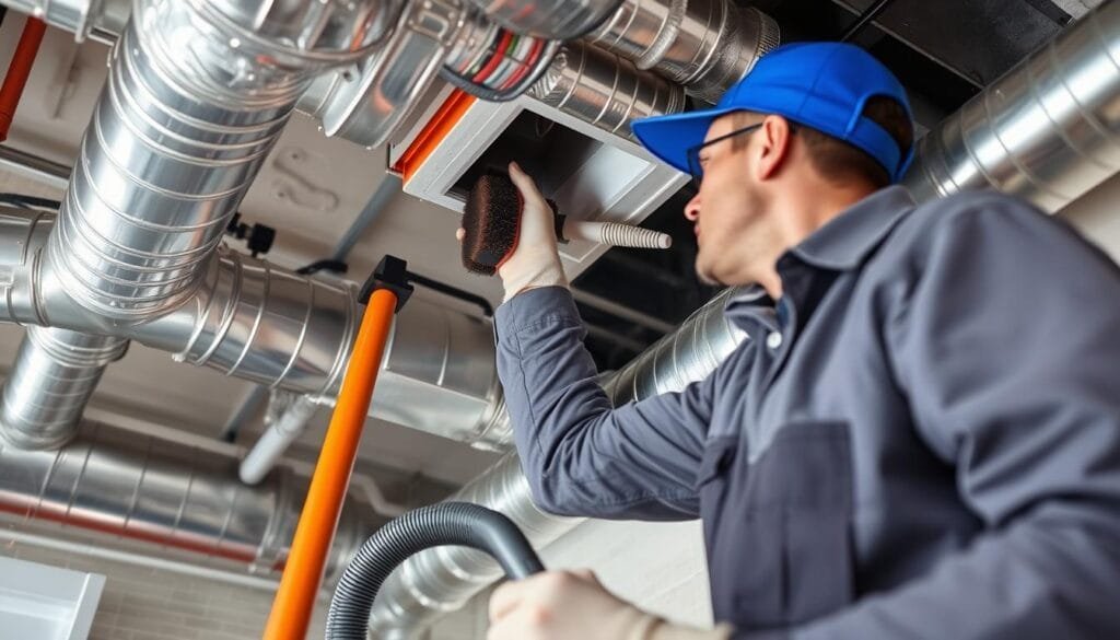 صيانة نظام التهوية