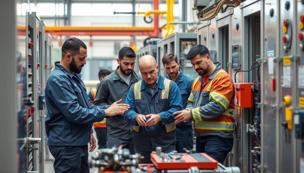 تأهيل فرق الصيانة