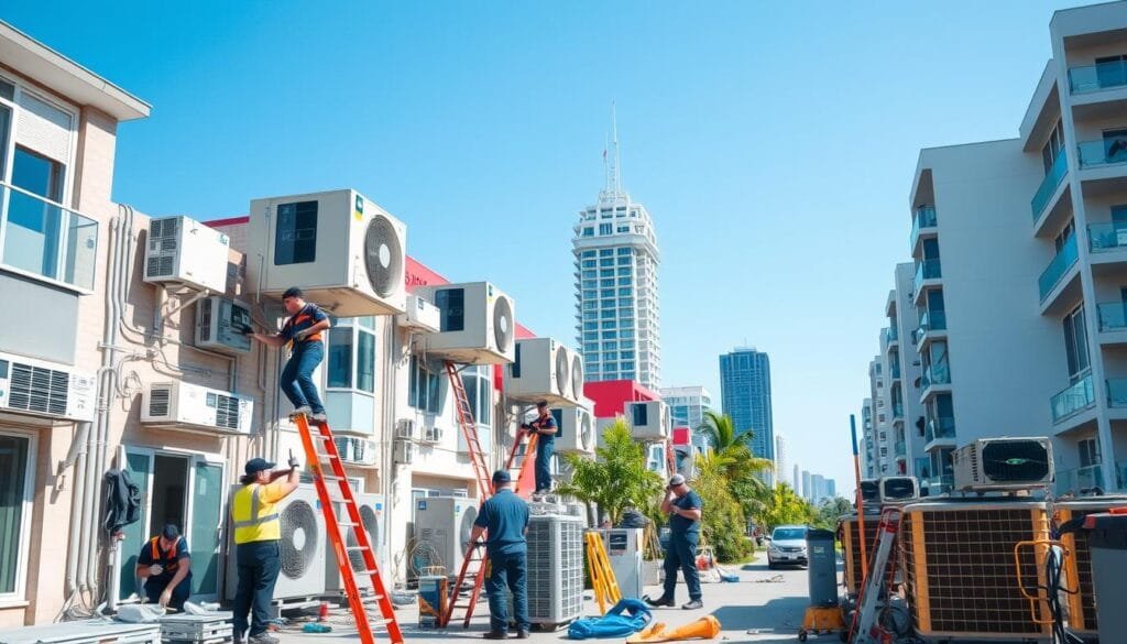 تركيب مكيفات