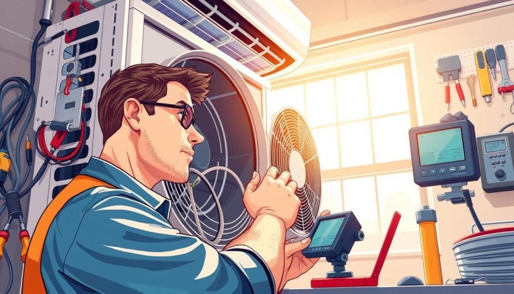 تشخيص أعطال أنظمة التكييف