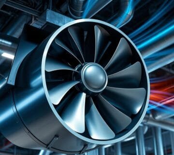 صيانة أنظمة التكييف-توريد وصيانة-عالم التوريد-مراوح شفط