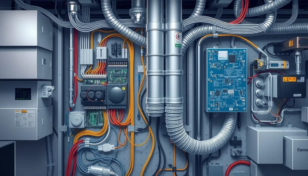 الأنظمة الكهربائية في تركيب الشفط