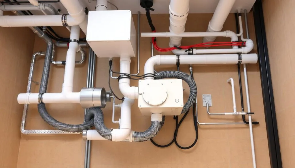 حلول التركيب في أنظمة الشفط