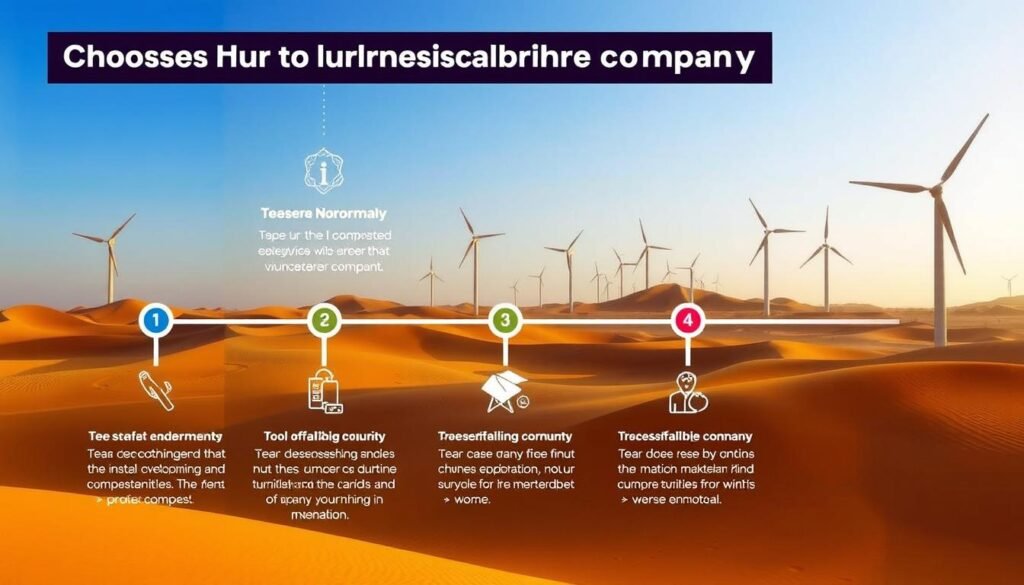 خطوات اختيار الشركة